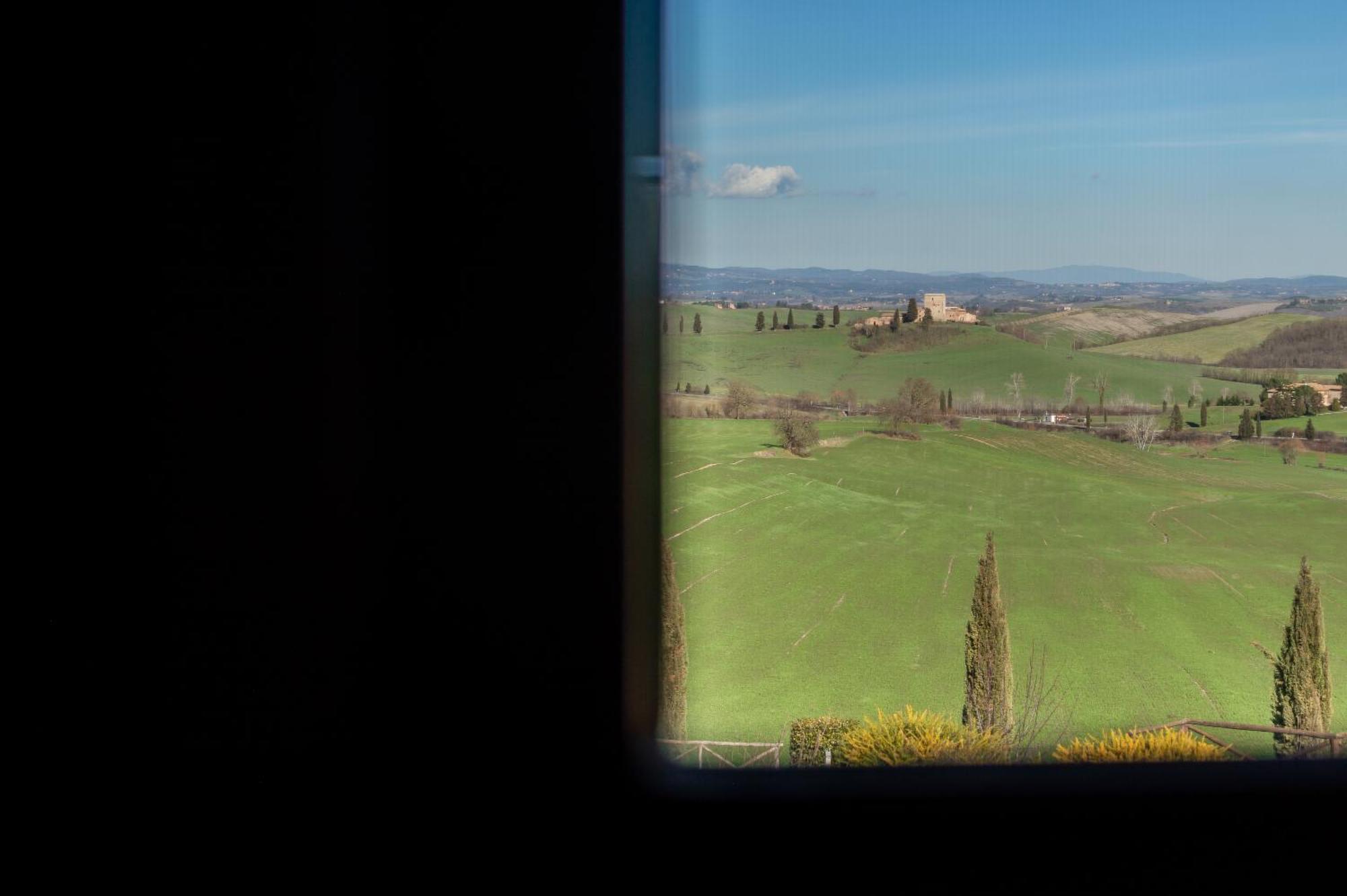 Sunflower Con Vista Su Siena Villa Corsano  Exteriör bild